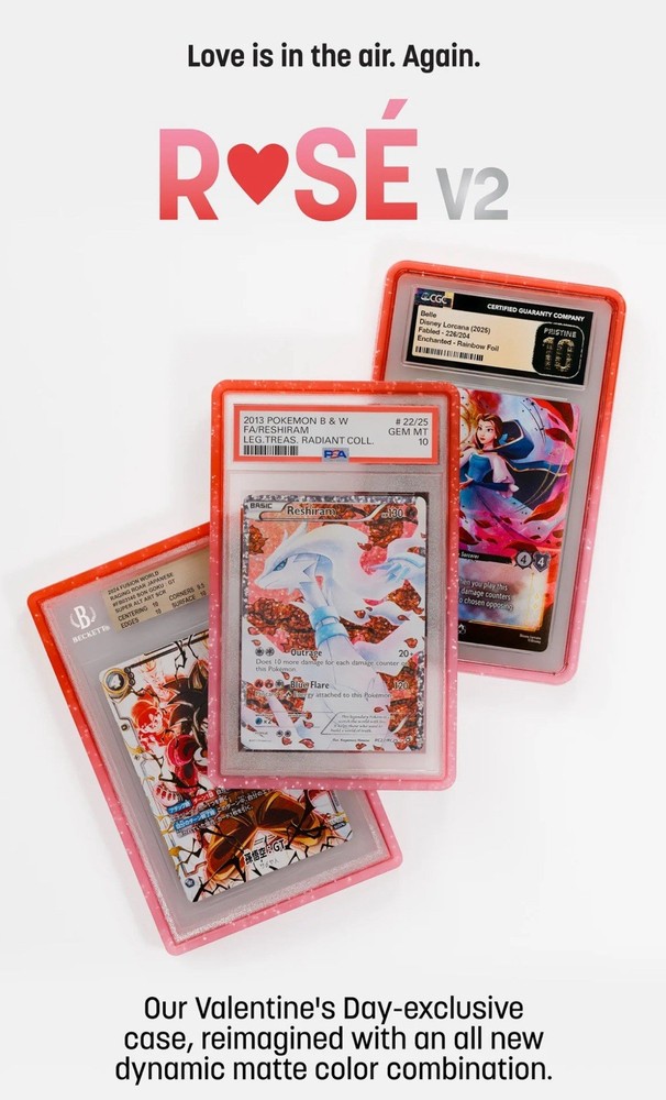 GradedGuard 🌹 Rosé V2 PSA Graded Case Guard Protector Bumper New