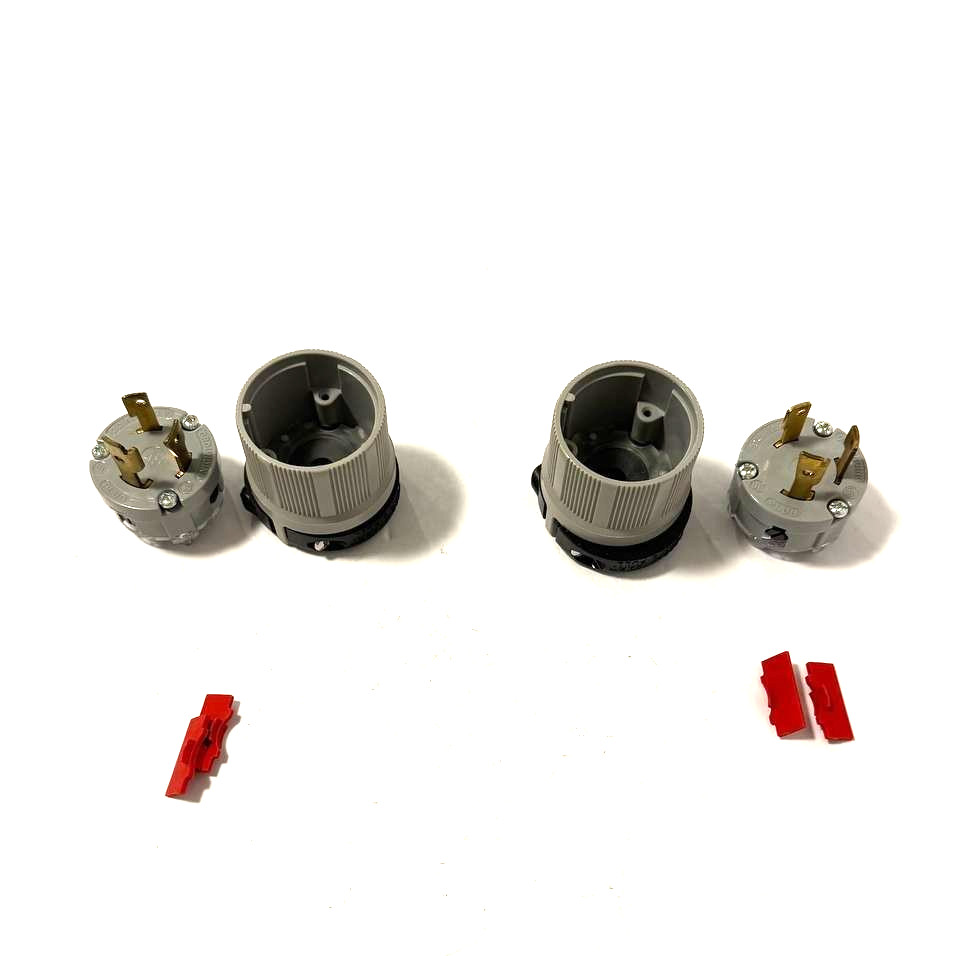 Cooper 6342 30A 250V 2 Phase Locking Plug