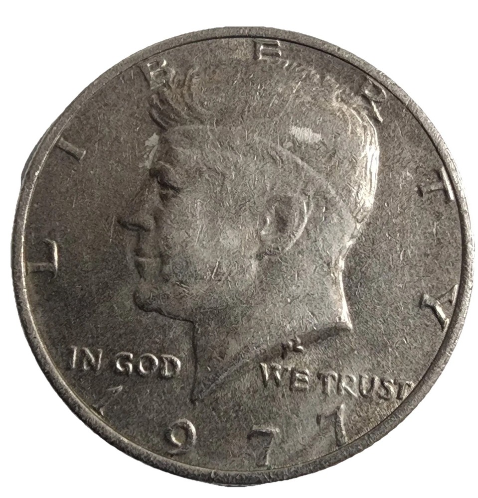 1977 Kennedy Half FS-901 Missing Initials FG