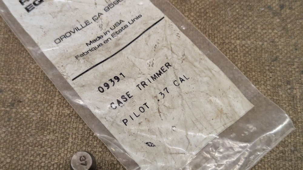 RCBS case trimmer pilot 37