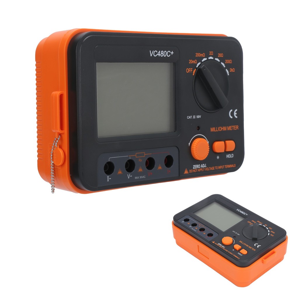 VC480C Digital Milliohmmeter High Accuracy Tester For Electrical Professionals