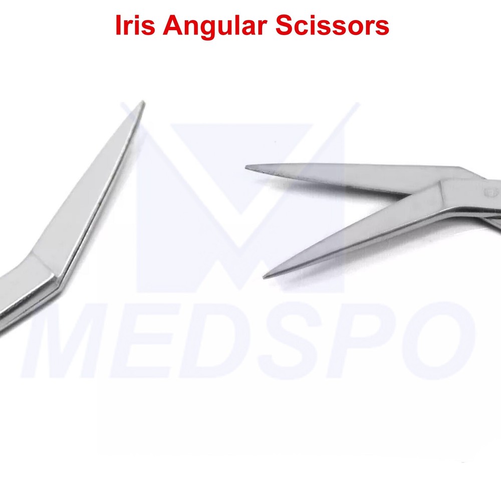 Dental Iris Angular Gum Scissors Suture Dissecting Surgical Ophthalmic Shears CE