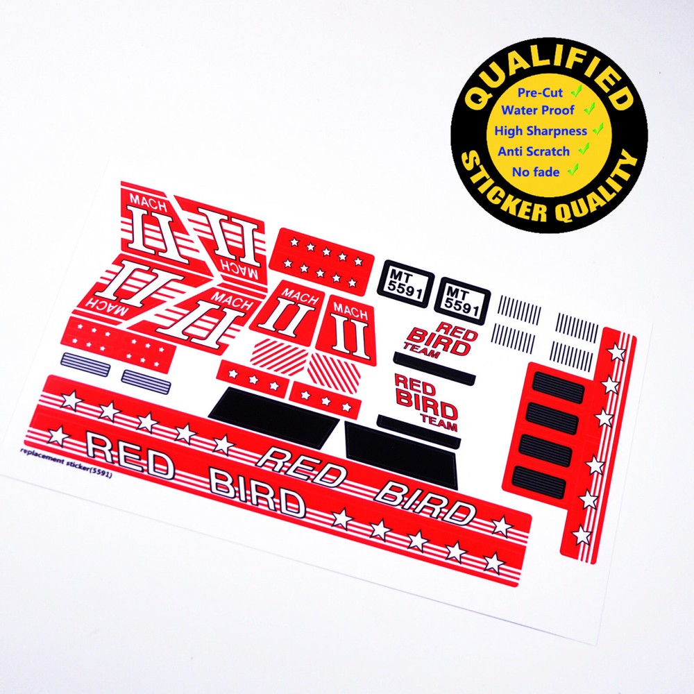 Replacement sticker for set 5591 Precut sticker