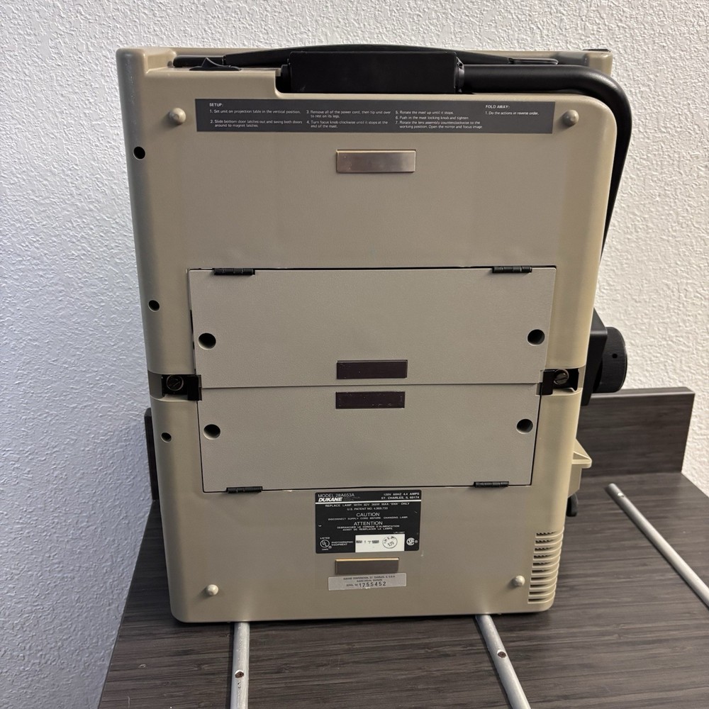 DUKANE 653 VINTAGE Overhead Transparency Projector MODEL: 28A653A