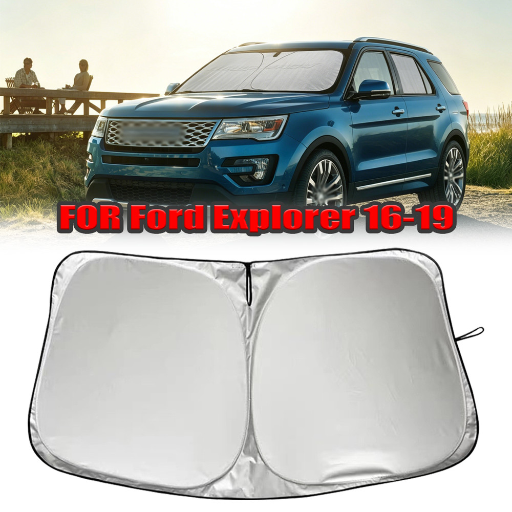For Ford Explorer 2016 Windshield Sun Shade Visor Foldable UV Heat Block Cover