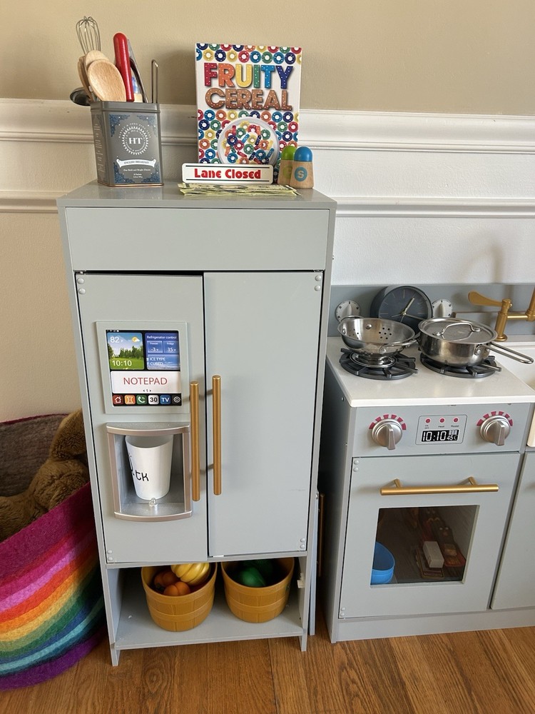 Fully Loaded Modern Teamson Play Kitchen For Kids
