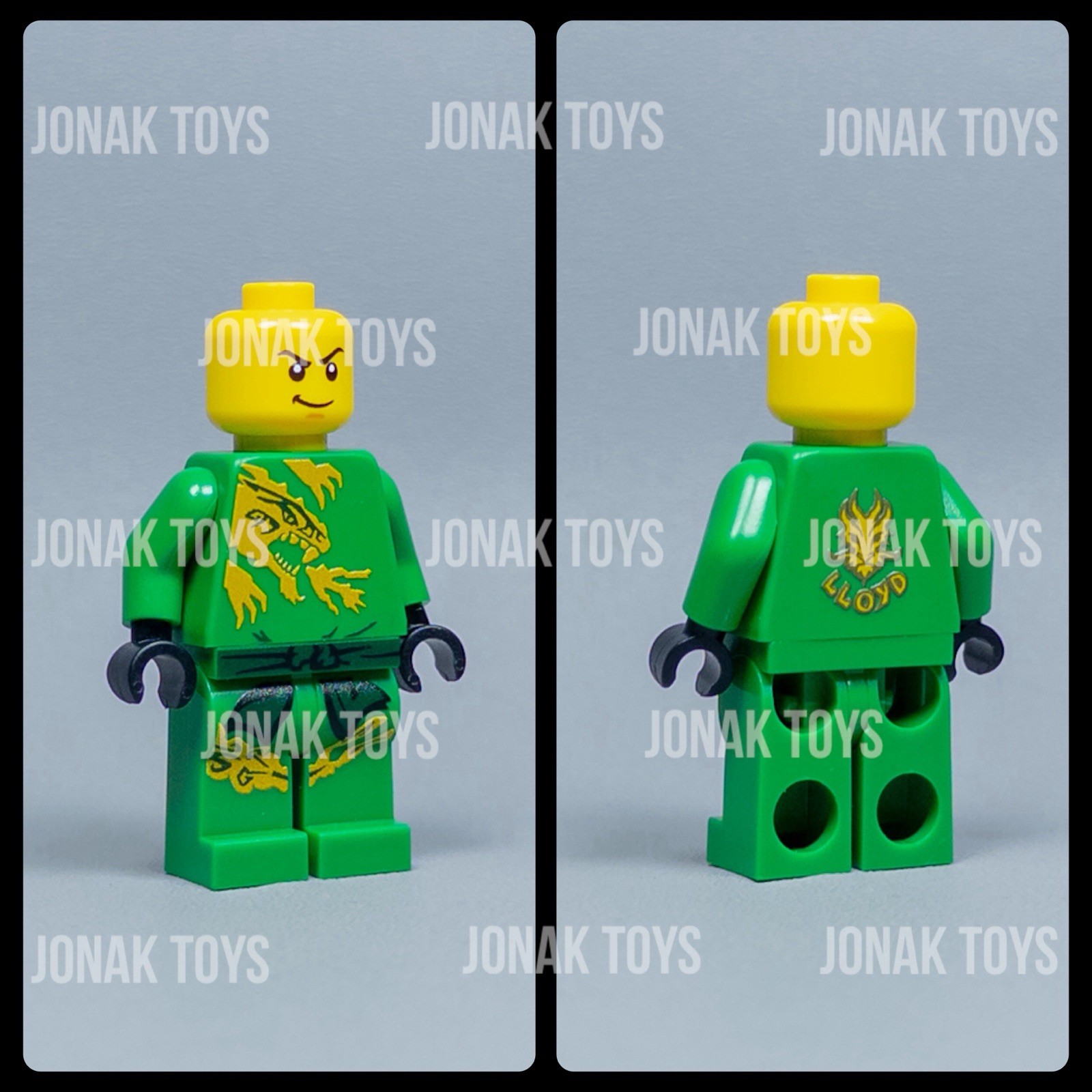 LEGO Ninjago Lloyd DX Custom Minifigure- Printed On LEGO!