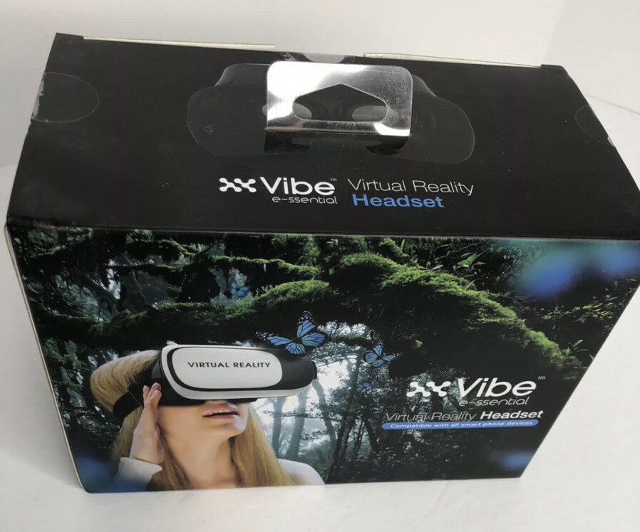 Vibe e-ssential Virtual Reality Headset for Smart Phone NIB VR Head Set