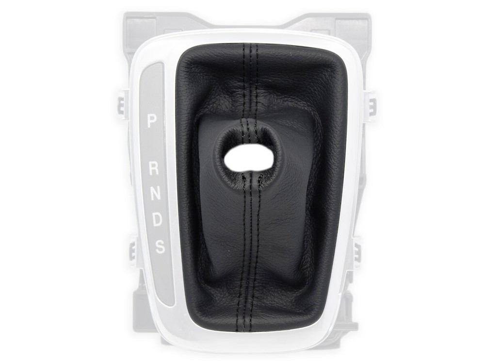 FOR FORD S-MAX 14-21 automatic GEAR SHIFT BOOT GAITER LEATHER STITCHING BLACK