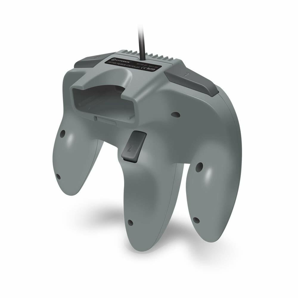 Hyperkin Nintendo 64 "Captain" Premium Controller for N64 - Gray