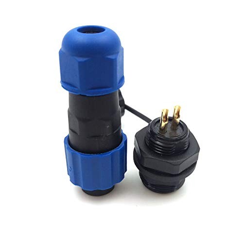 2Pin Aviation Connector Plug and Socket,Waterproof Power Connector,Panel Mount