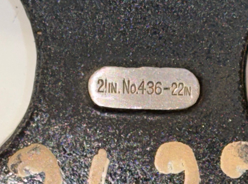 Starrett 21” – 22” Outside Micrometer #436 Ratcheting Locking