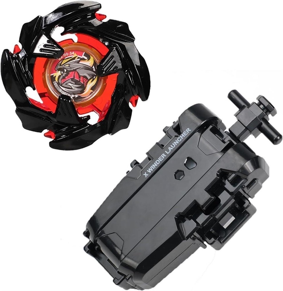 Left-Spin X Top with String Launcher Pack, Fun Battling Game, Attack Type X...