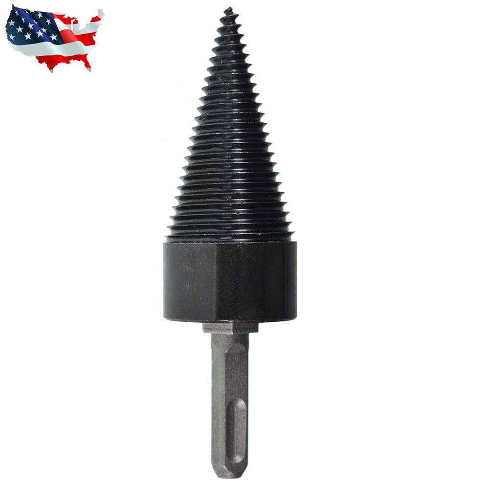 Hex+Square+Round 42mm Firewood Log Splitter Drill Bit Set 3pcs Removable