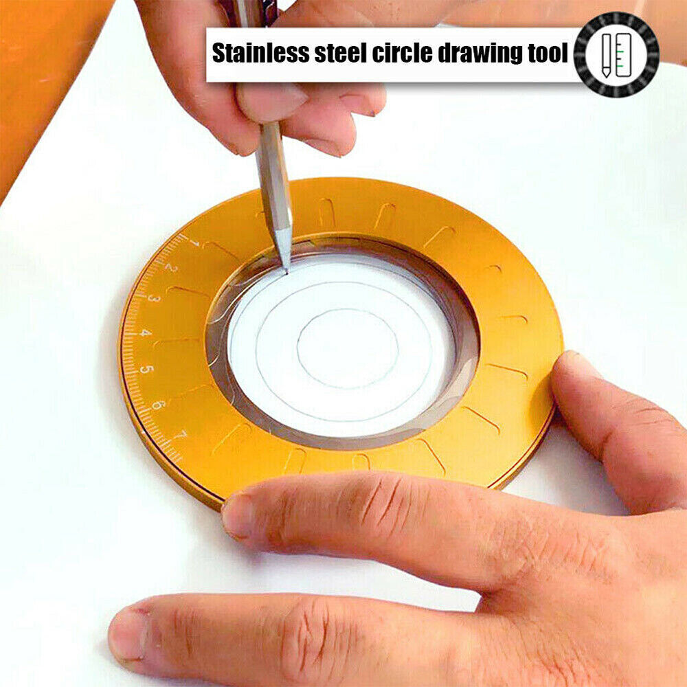 Adjustable Circle Drawing Ruler Tool Measuring Ruler Drawing Circular Compass