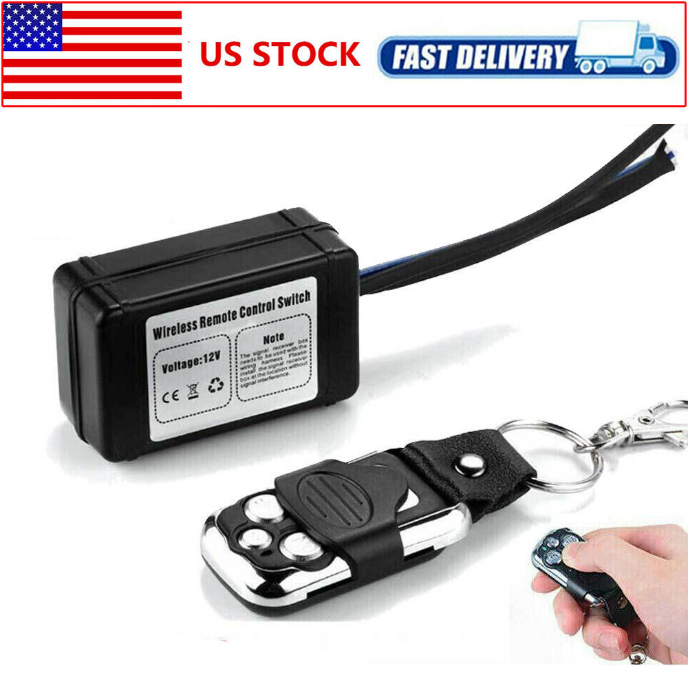 Wireless Remote Control ON/Off Switch Strobe For LED Work Light Bar Offroad 1pcs