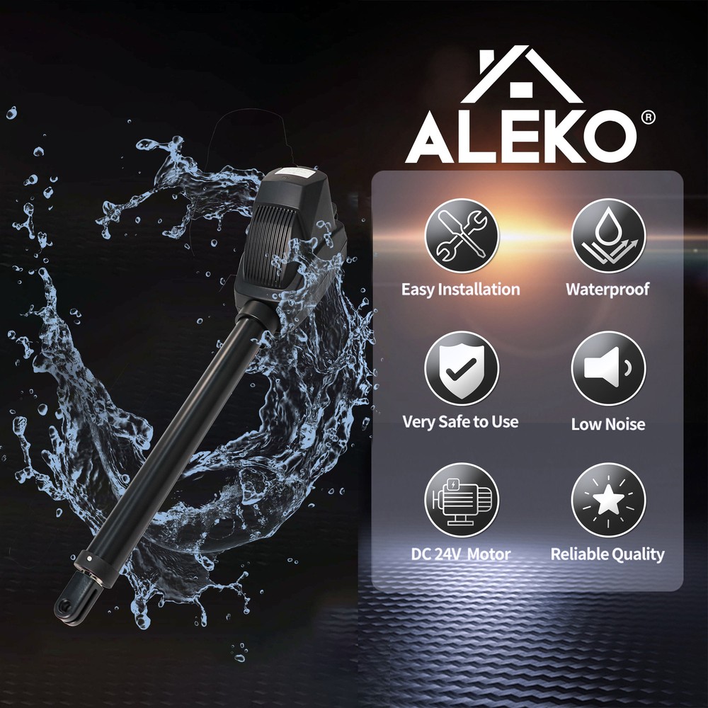 ALEKO Replacement Actuator AS600 / AS1200 Model Swing Opener Gate Operator