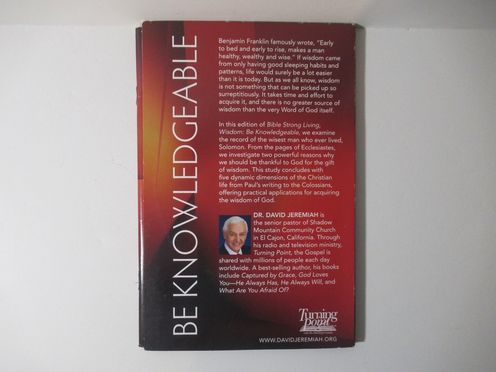 David Jeremiah Living Library Volume 14 Wisdom Study Booklet/CD