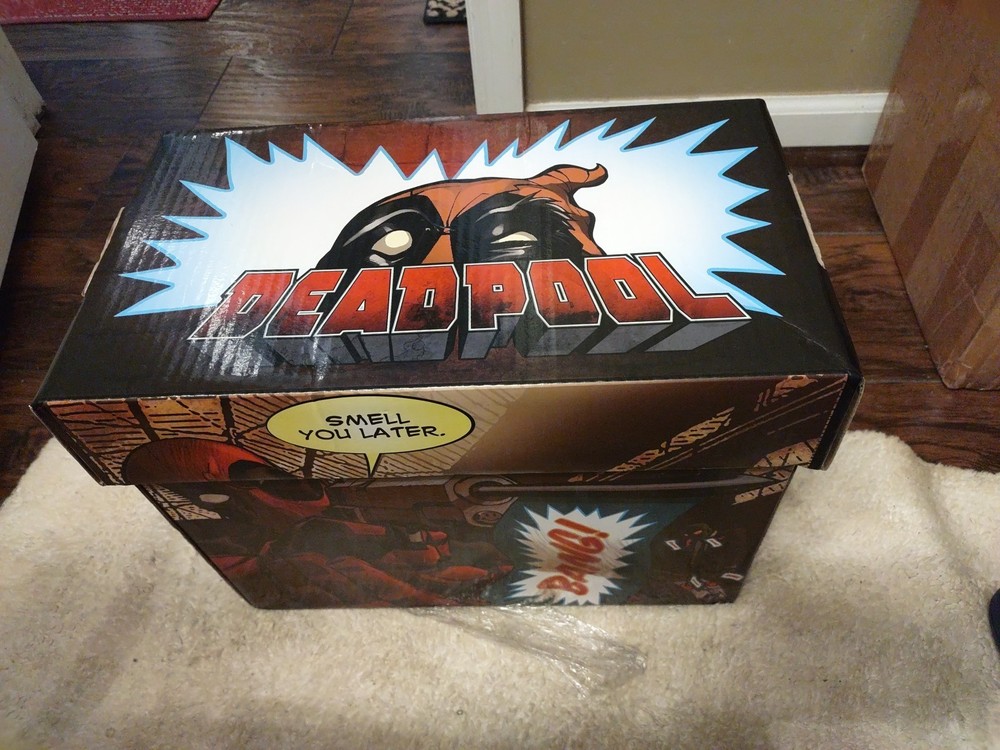 DEADPOOL COMIC SHORT BOX Storage (Smell You later)