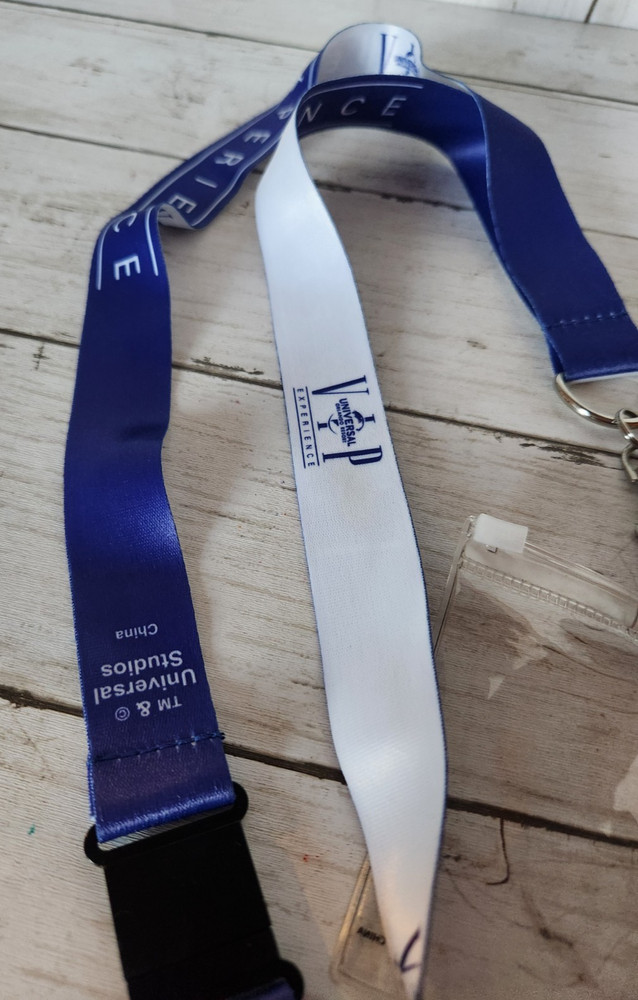 Universal Studios Orlando "VIP Experience" Reversible Lanyard