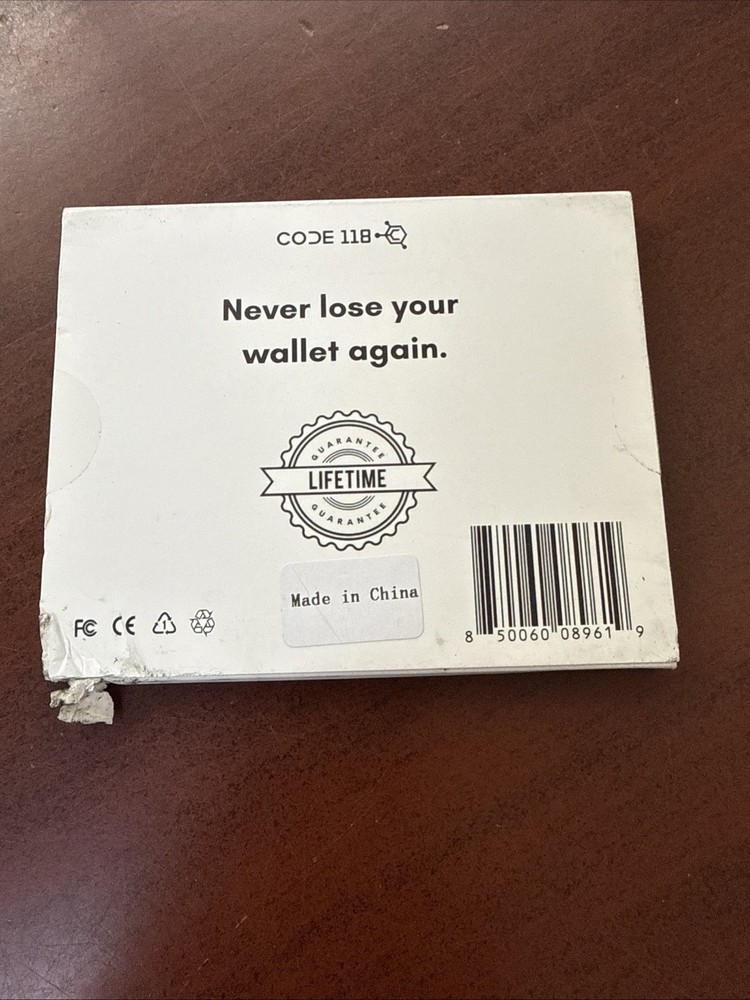 Code 118 Tracker Card Android Brand New Sealed For Wallet