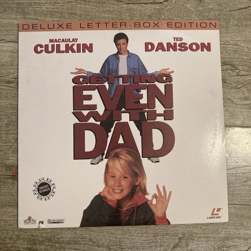 Getting Even With Dad Laserdisc starring: Macaulay Culkin