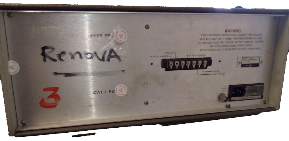 HP7132A Strip Chart Recorder High Sensitivity 1mV to 100V WORKS GREAT! 8 speeds
