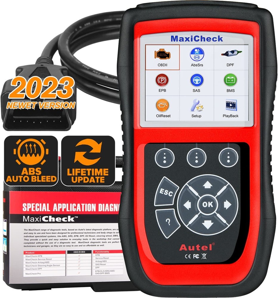 Autel MaxiCheck Pro ABS Brake Auto Bleeding OBD2 Scan Diagnostic Tool