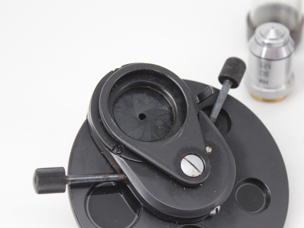 Rare LOMO Microscope MFA-2 Negative Phase Contrast 2 objectives #CR4