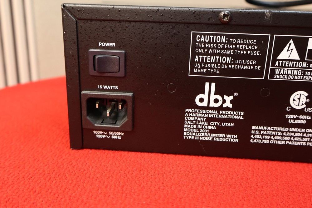 dbx 2031 Equalizer / Limiter with TYPE 3 NR