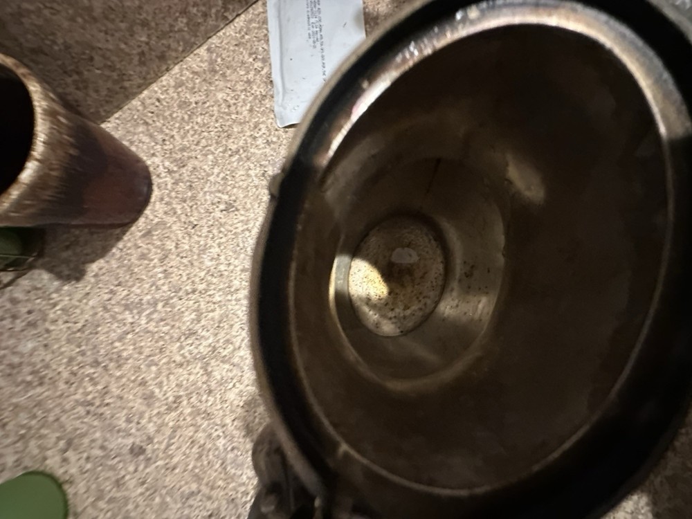 Vintage Antique Handcrafted, Silver Plated Pottery Set