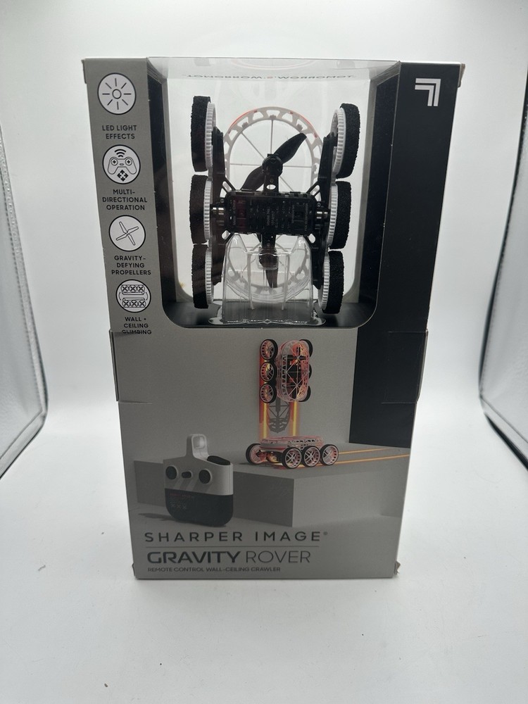 Sharper Image Gravity Rover RC Wall Ceiling Climbing Car New Sealed