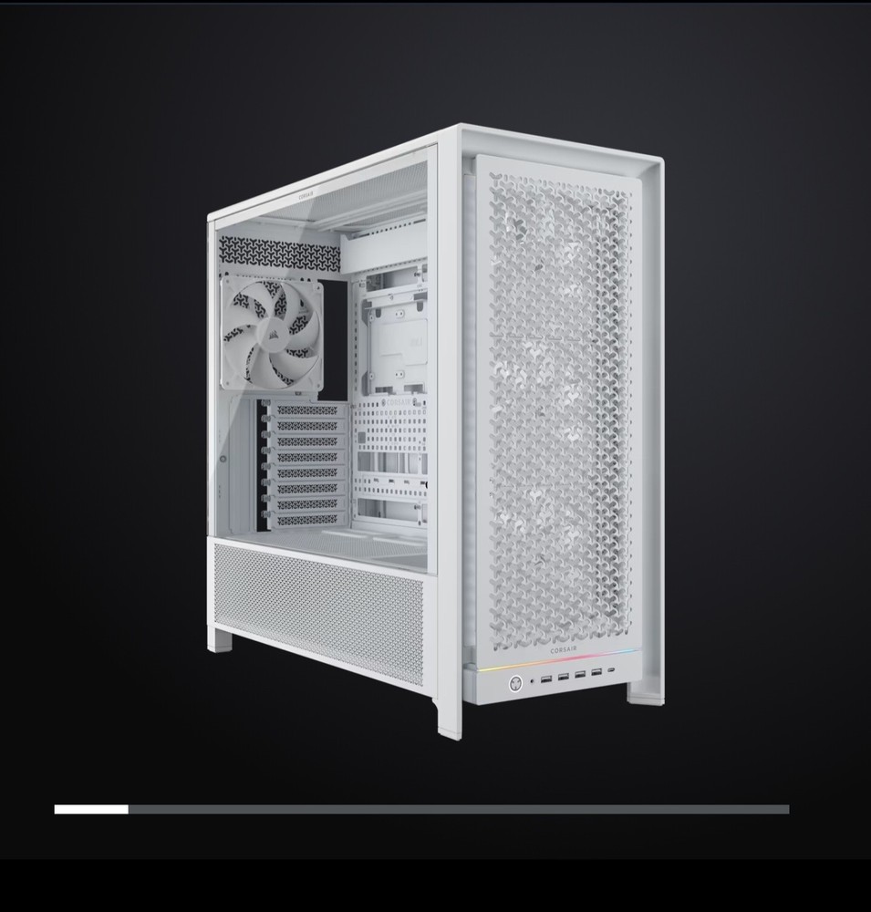 CORSAIR FRAME 5000D RS MODULAR HIGH AIRFLOW MID-TOWER PC CASE – WHITE