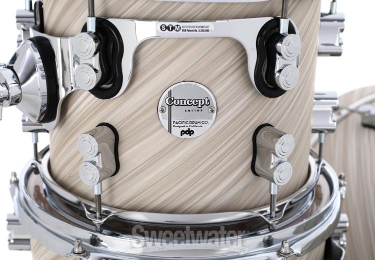 PDP Concept Maple 5-piece Shell Pack - Twisted Ivory