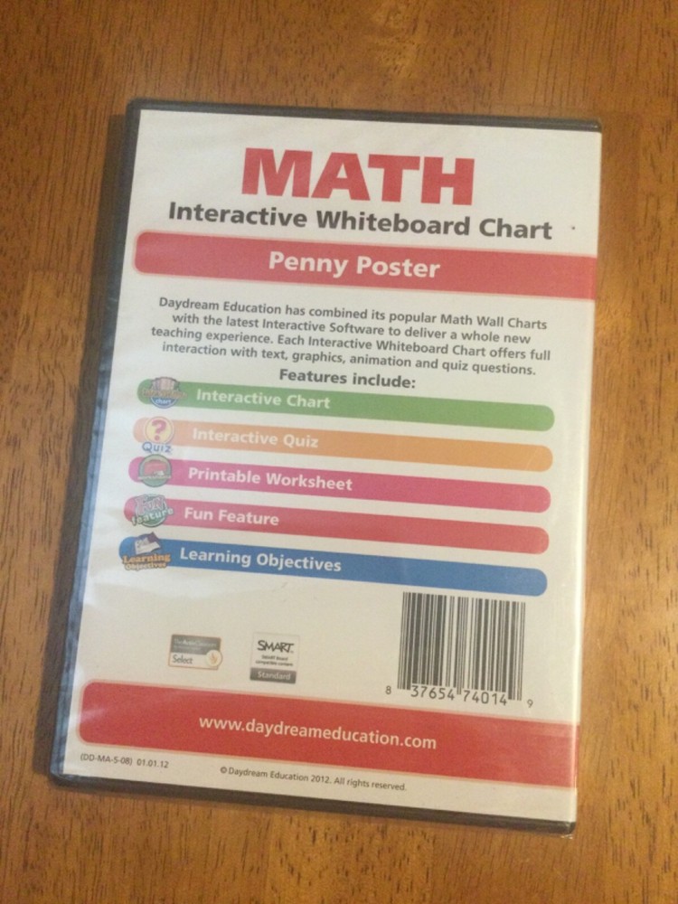Daydream Education: Interactive Whiteboard - Penny Poster MATH - (PC and MAC)
