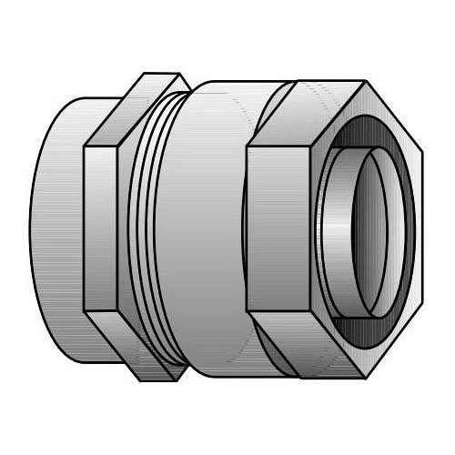 O-Z Gedney 4Q-100FM, 1", Rigid/Liquid Tight Conduit Combination Coupling, 1 pc