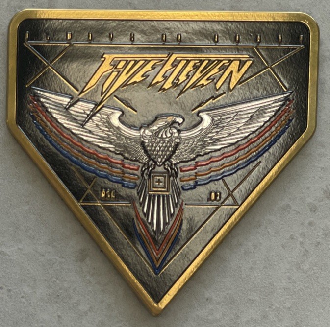 *BRAND NEW* 5.11 TACTICAL CHROME EAGLE 🦅 PATCH GLOSSY HOOK BACKING