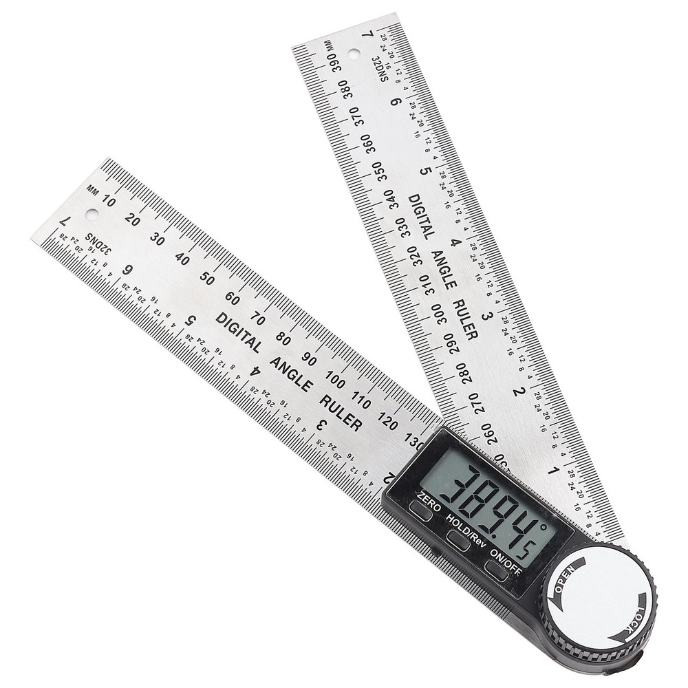 10-390mm Stainless Steel Electronic Protractor Digital Goniometer Angle New