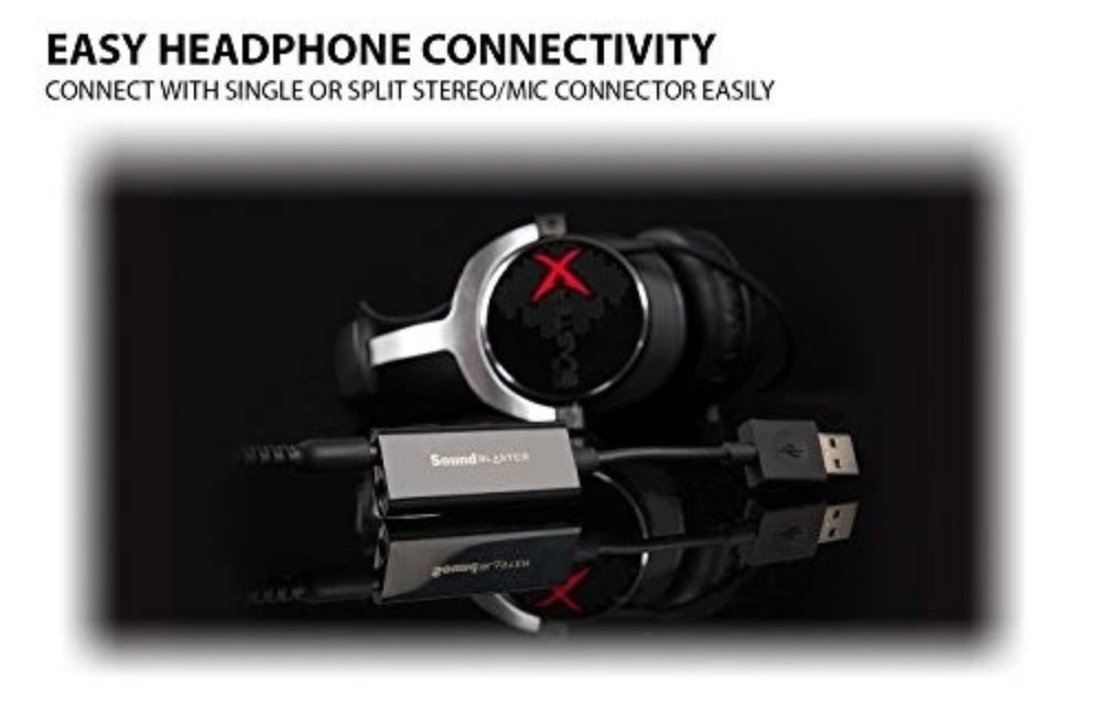 Creative Labs Sound Blaster Play! 3 External USB Sound Adapter, Windows & Mac