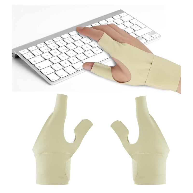 Adjustable Thumb Compression Sleeve Arthritises Support Left Right Hand Medium