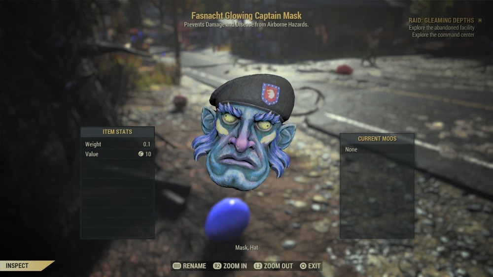 Glowing Captain Mask (XBOX)