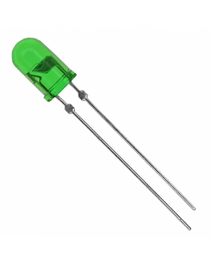 25 x Green LED 5mm Round Wide Angle Diffused LED Light Emitting Diode Bright PCB