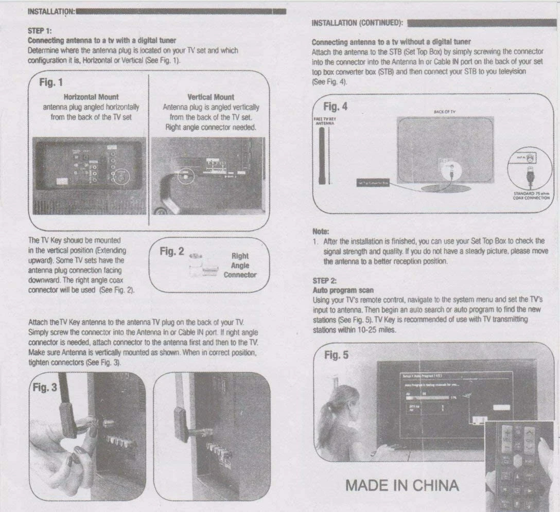 Clear HD Digital Satellite Indoor TV HDTV Antenna Key Free 1080p As seen on TV
