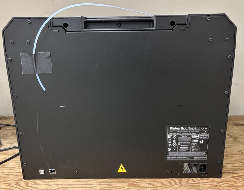 MakerBot Replicator+ Plus 3D Printer Model PABH65 MP07825 with Power Cord - Used