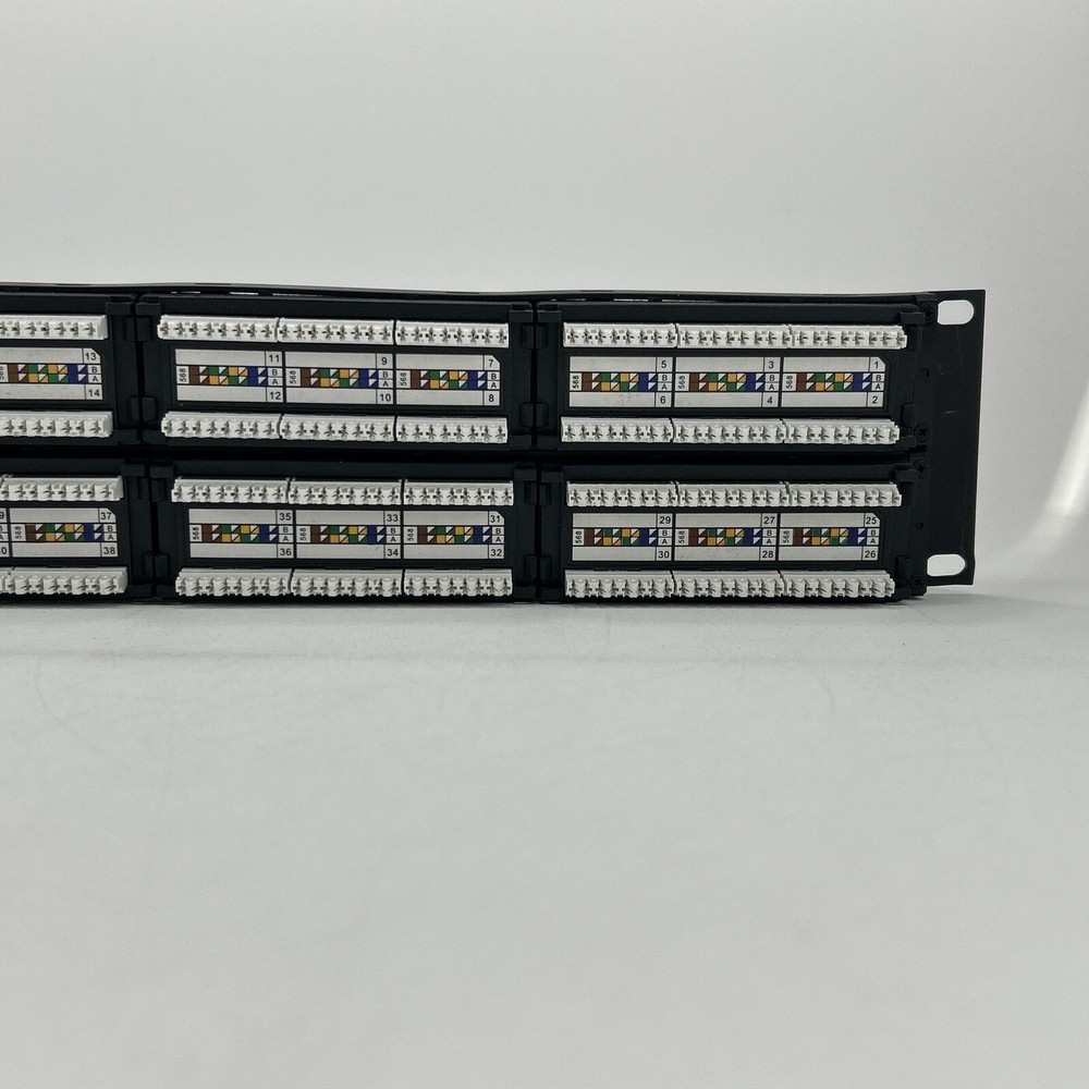 GIGAMEDIA 48-Port Connector Cat5e Patch Panel