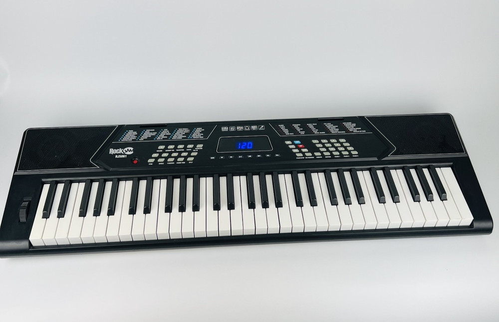 RockJam RJ561 61-Key Electronic Keyboard Black – Tested & Working
