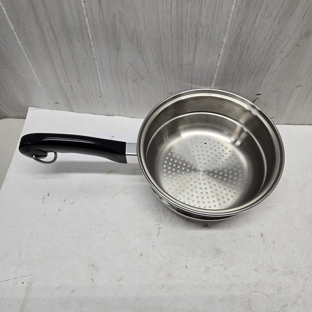 Saladmaster 8” Strainer/Steamer Insert Stainless Steel With Handle