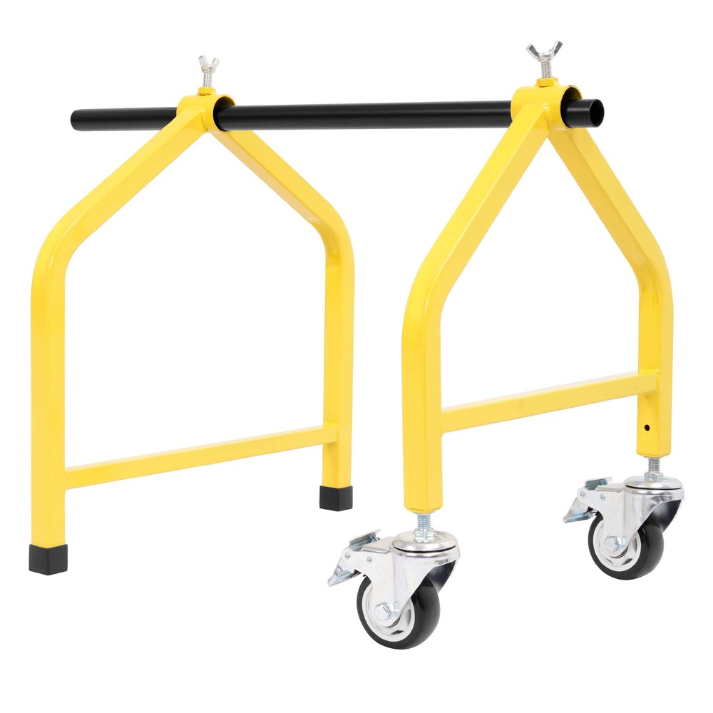 Universal Wire Spool Rack Holder on Wheel Dispenser Electrical Wire Pulling Rack