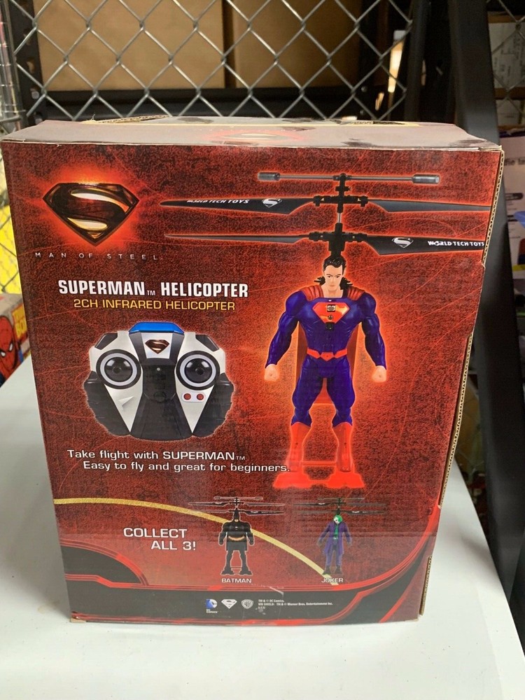 DC World Tech SUPERMAN Remote Control Helicopter - New In Box