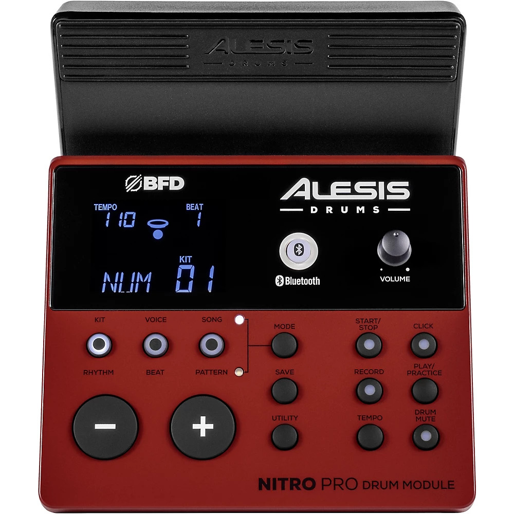 Alesis Nitro Pro 8-Piece Pro Electronic Drum Kit With Mesh Heads & Bluetooth
